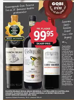 MENY Ramón bilbao rioja gran reserva, tilbud