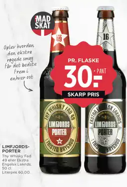 MENY Limfjords- porter thy whisky fad tilbud