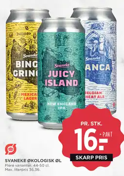 MENY SVANEKE ØKOLOGISK ØL tilbud