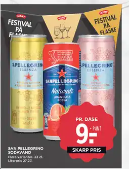 MENY SAN PELLEGRINO SODAVAND tilbud