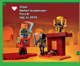 Lego Nether-lavakampen tilbud