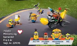 Lego Minions og bananbil tilbud