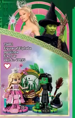 Lego Figurer af Elphaba og Glinda tilbud