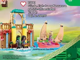 Lego Glinda, Elphaba og Nessarose på Shiz-universitetet tilbud