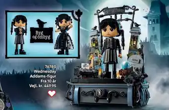 Lego Wednesday Addams-figur tilbud