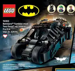 Lego Batmans Tumbler mod Two-Face og Jokeren tilbud