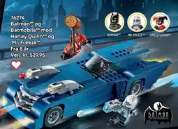 Lego Batman og Batmobile mod Harley Quinn og Mr. Freeze tilbud