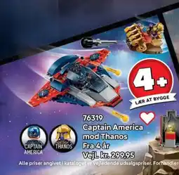 Lego Captain America mod Thanos tilbud