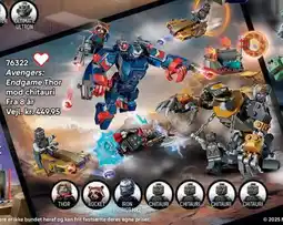 Lego Avengers: Endgame Thor mod chitauri tilbud