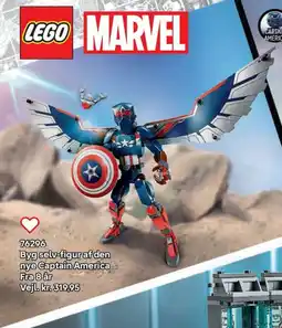 Lego Byg selv-figur af den nye Captain America tilbud
