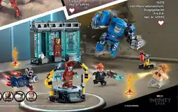 Lego Iron Mans laboratorium: Dragtgalleriet tilbud