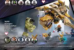 Lego Avengers mod leviathan tilbud
