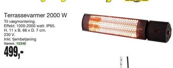 Harald Nyborg Terrassevarmer 2000 W tilbud