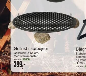 Harald Nyborg Grillrist i støbejern tilbud