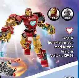 Lego Iron Man-mech mod Ultron tilbud