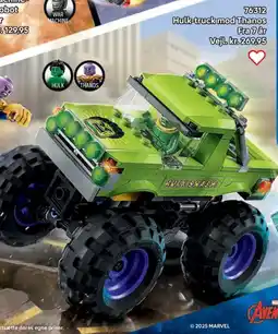 Lego Hulk-truck mod Thanos tilbud