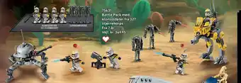 Lego Battle Pack med klonsoldater 327 stjernekorps tilbud