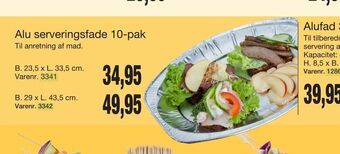 Alu serveringsfade 10-pak