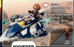 Lego Microfighter af Plo Koons jedi-stjernejager tilbud