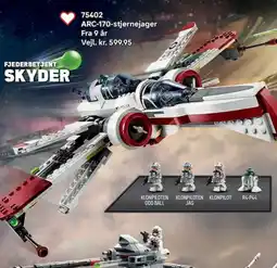 Lego ARC-170-stjernejager tilbud