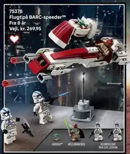Lego Flugt på BARC-speeder tilbud