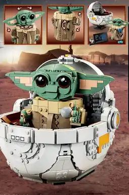 Lego Grogu med svævevogn tilbud