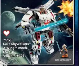 Lego Luke Skywalkers X-Wing-mech tilbud