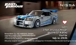 Lego 2 Fast 2 Furious Nissan Skyline GT-R (R34) tilbud