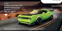 Lego Dodge Challenger SRT Hellcat-sportsvogn tilbud