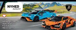 Lego Lamborghini Revuelto og Huracán STO tilbud
