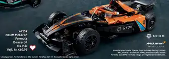 Lego NEOM McLaren Formula E-racerbil tilbud