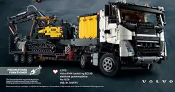 Lego Volvo FMX-lastbil og EC230 elektrisk gravemaskine tilbud