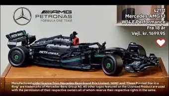Lego Mercedes-AMG F1 W14 E Performance tilbud