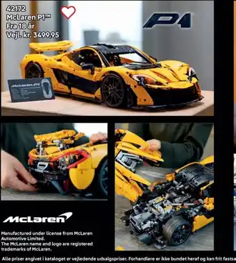 Lego McLaren P1 tilbud