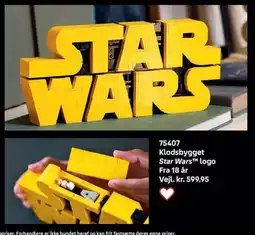 Lego Klodsbygget Star Wars logo tilbud