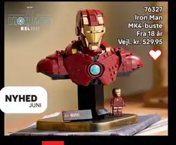 Lego Iron Man MK4-buste tilbud