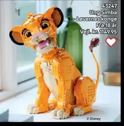 Lego Ung Simba -Løvernes konge tilbud