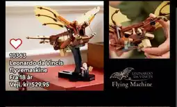 Lego Leonardo da Vincis flyvemaskine tilbud