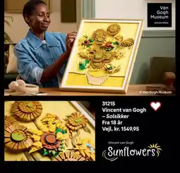 Lego Vincent van Gogh - Solsikker tilbud