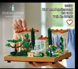Lego Have med springvand tilbud