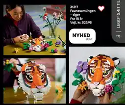 Lego Faunasamlingen - tiger tilbud