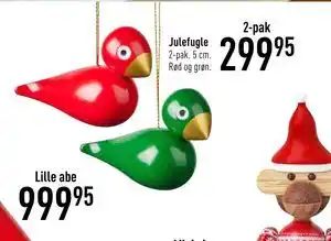 Imerco Julefugle, DKK 299.95 tilbud