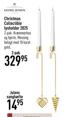 Imerco Christmas Collectible lysholder 2025, DKK 329.95 tilbud