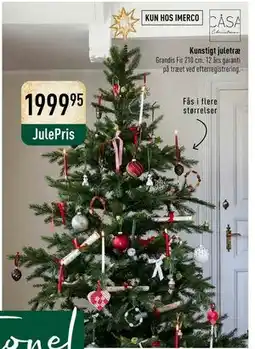 Imerco Kunstigt juletræ, DKK 1999.95 tilbud