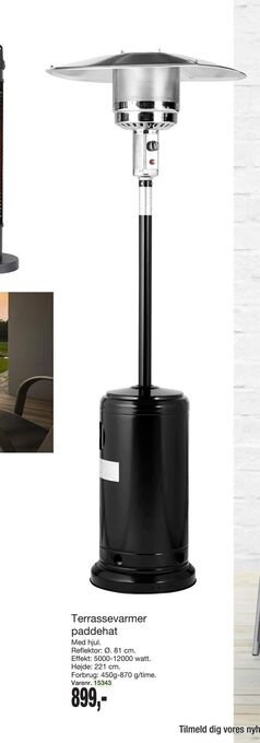 Harald Nyborg Terrassevarmer paddehat tilbud