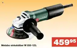 Bauhaus Metabo vinkelsliber w 850-125. tilbud