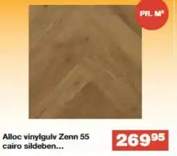 Bauhaus Alloc vinylgulv zenn 55 cairo sildeben tilbud