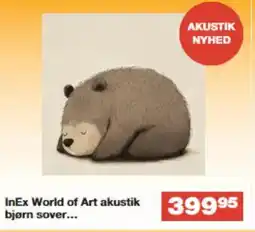Bauhaus Inex world of art akustik bjørn sover tilbud