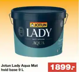 Bauhaus JOTUN Lady aqua mat hvid base tilbud