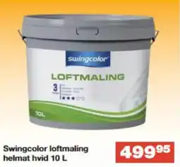 Bauhaus SWINGCOLOR Loftmaling helmat hvid tilbud